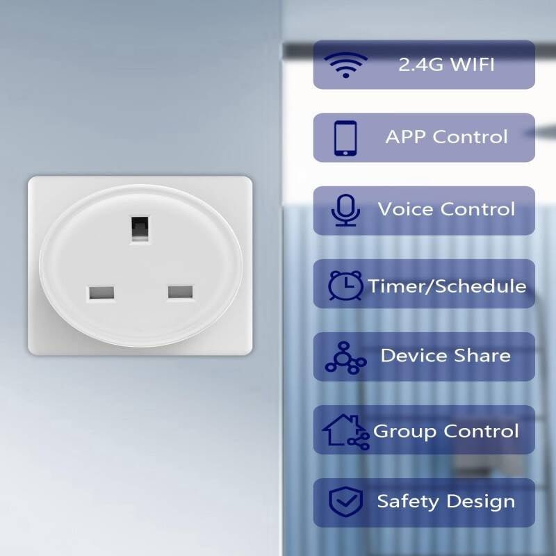 WiFi Smart Plugs – 2-Pack, Alexa & Google Assistant Compatible, Custom Schedules, 2.4GHz - Mayon Finds