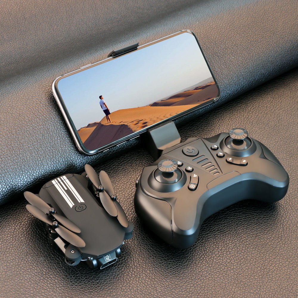Foldable WiFi FPV Drone – 4K/5MP/0.3MP Camera Options, 6-Axis Gyro, 13-Min Flight, 80m Range - Mayon Finds