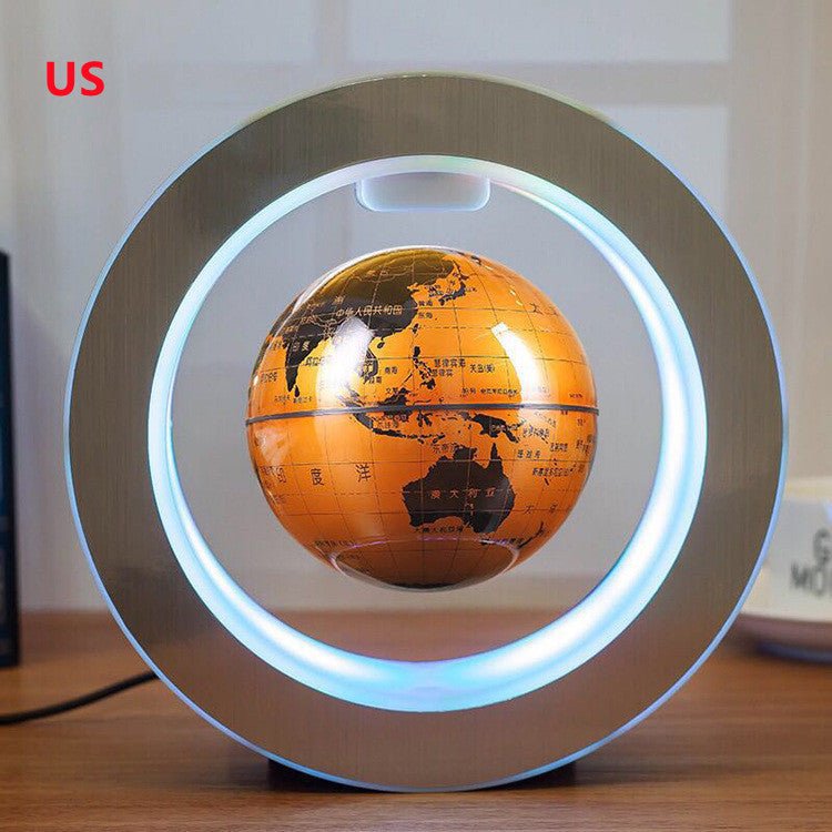 Magnetic Levitation Floating Globe with LED Light – World Map, Anti-Gravity, Desk Decor - Mayon Finds