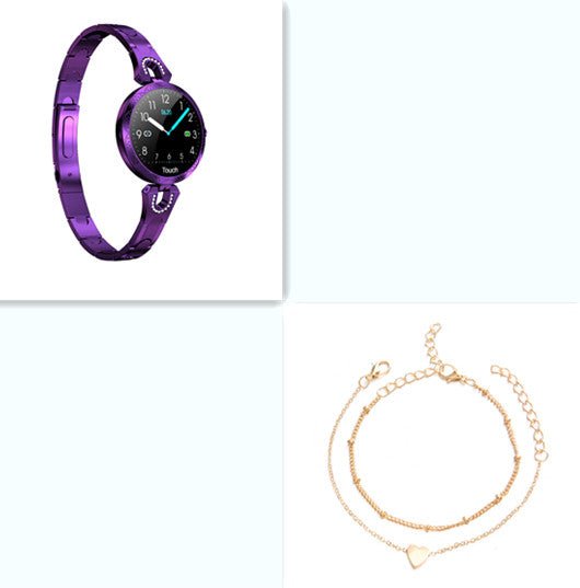Women's Smart Watch & Fitness Tracker – Health Monitoring, IPS Display, Stainless Steel Strap - Mayon Finds