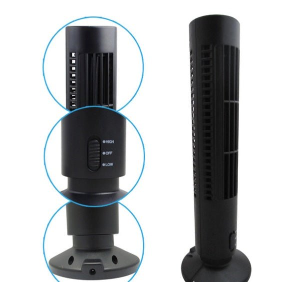USB Mini Tower Fan & Compact Personal Cooling Desk Fan - Mayon Finds