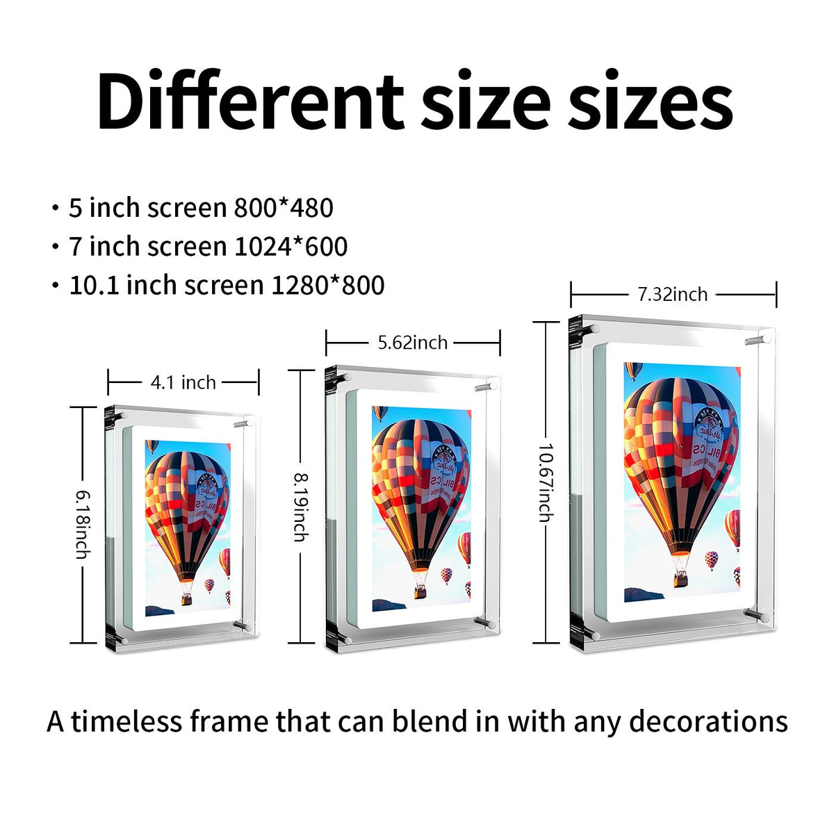 Smart Electronic Wi-Fi Digital Photo Frame & Picture Display - Mayon Finds