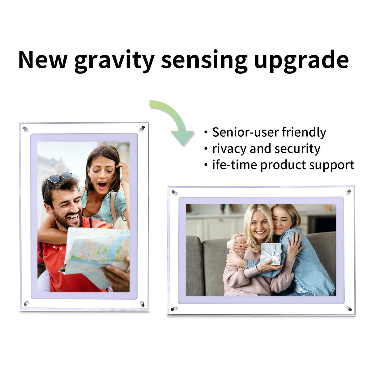 Smart Electronic Wi-Fi Digital Photo Frame & Picture Display - Mayon Finds