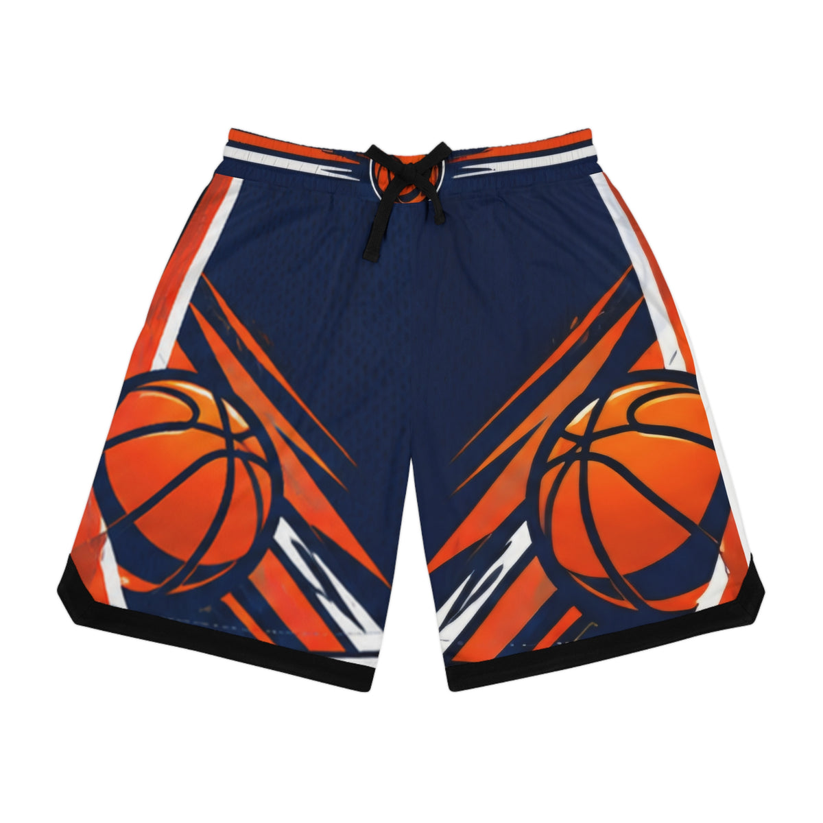 Custom Printed Basketball Rib Shorts - Mayon Finds