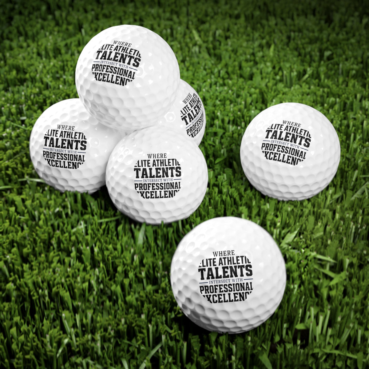Custom Printed Golf Balls, 6pcs - Mayon Finds