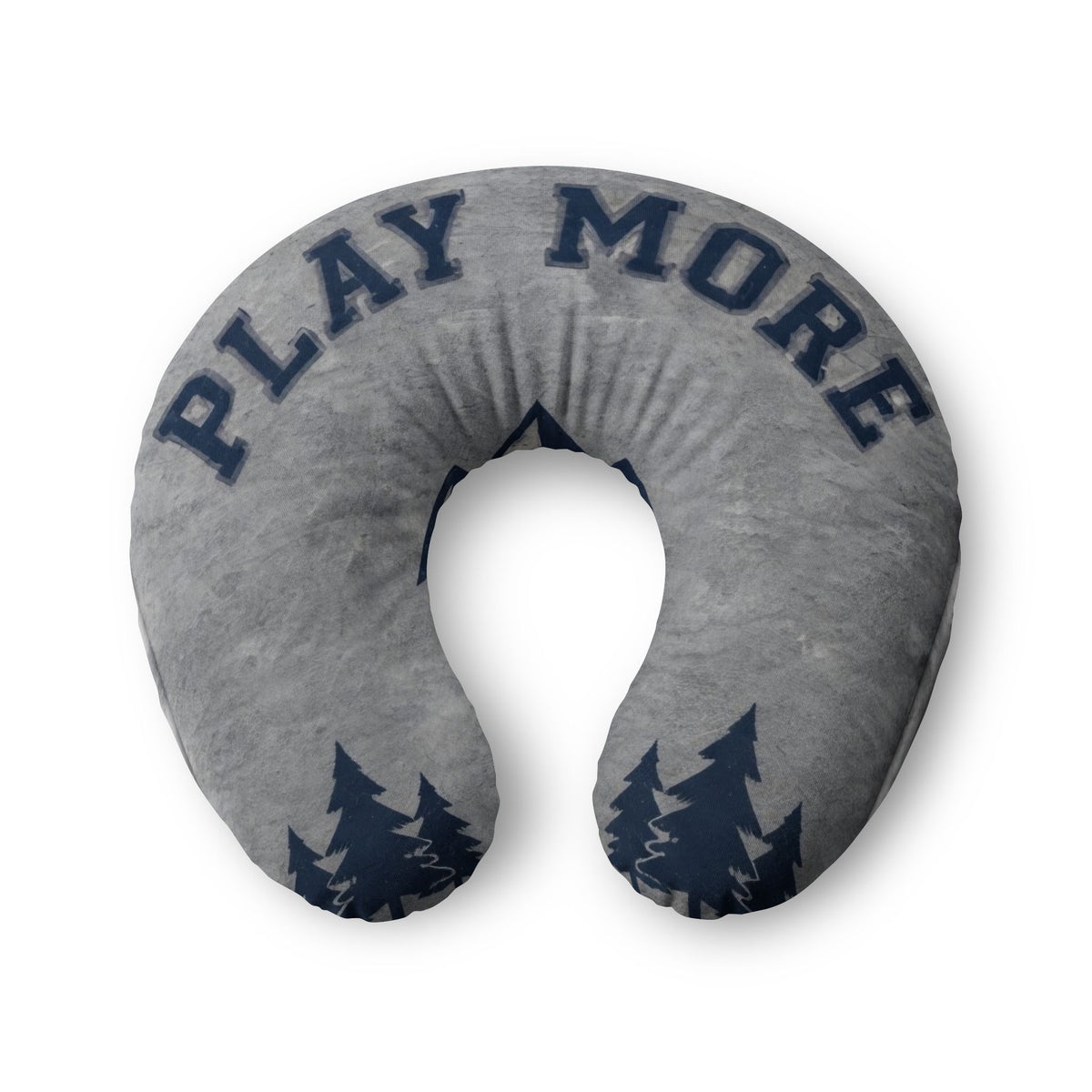 Custom Printed Nursing Pillow Cover - 'Play More' or Ocean Wave Pattern - Mayon Finds