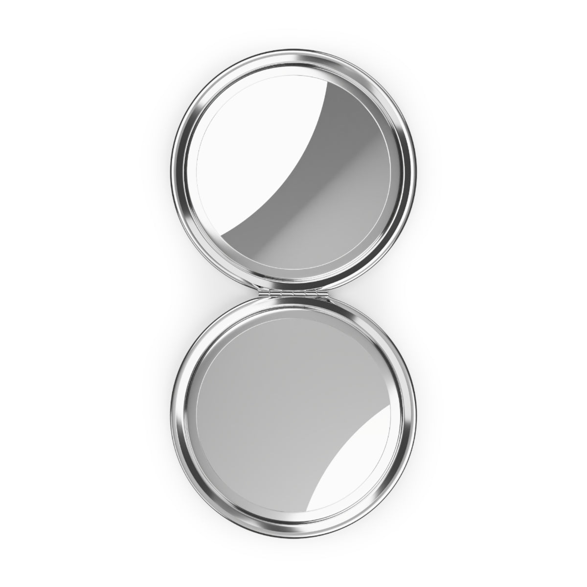 Custom Printed Compact Travel Mirror — Portable Double-Sided Pocket Mirror for Makeup & Touch-Ups