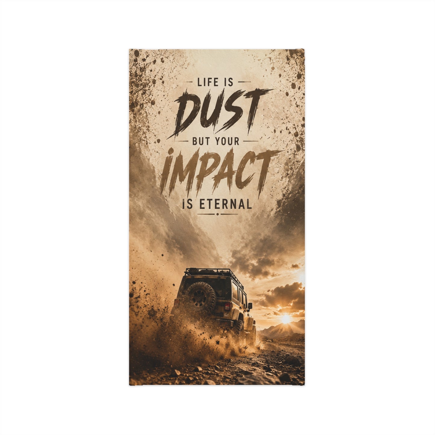 Custom Printed Dust & Impact Neck Gaiter — Motivational Off-Road Adventure Face Cover