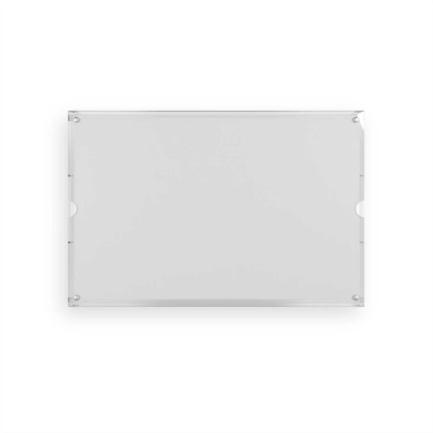 Custom Printed Farmers Market Acrylic Serving Tray — Sunny Outdoor Market Scene