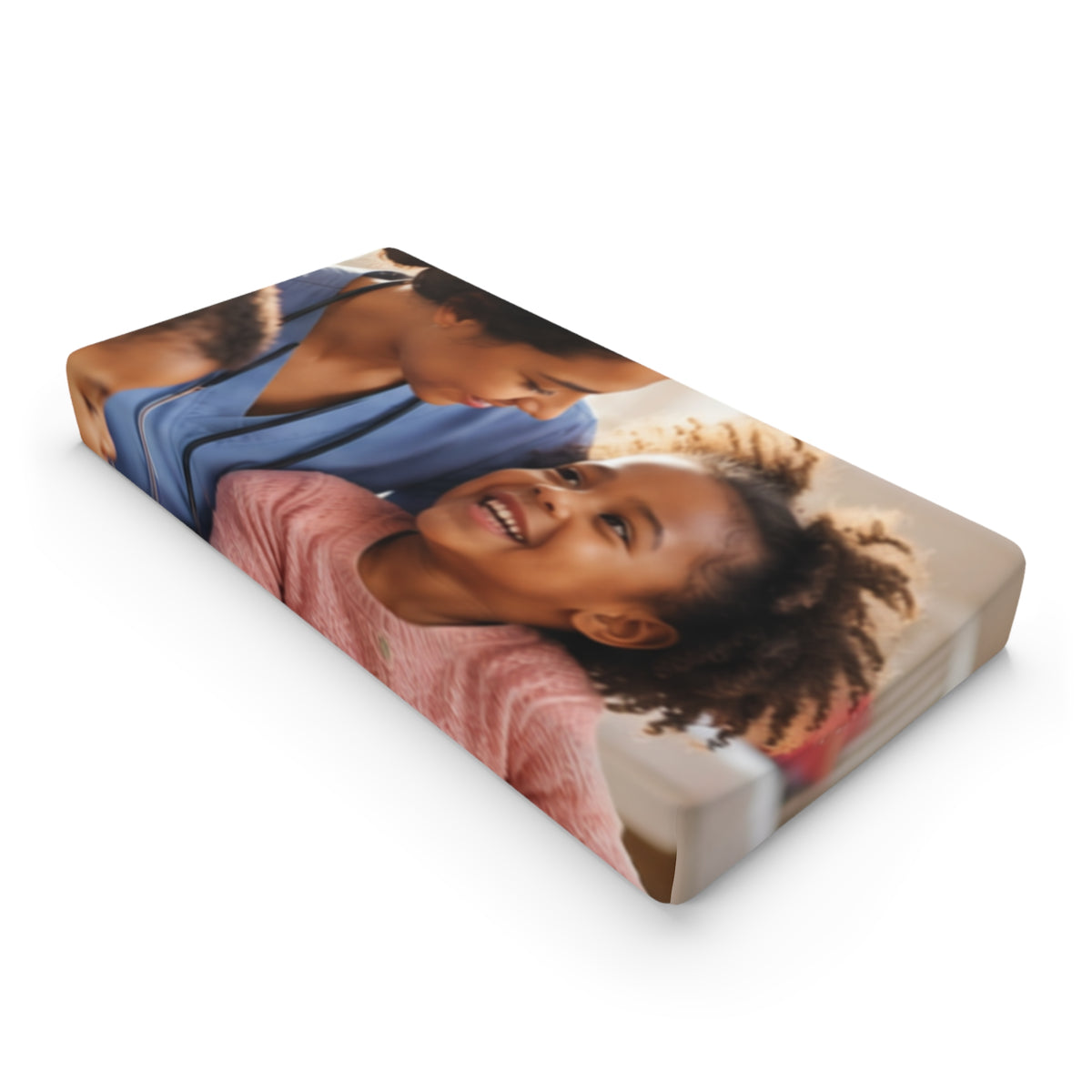 Custom Printed Personalized Photo Baby Changing Pad Cover — Custom Nursery Fitted Cover - Mayon Finds