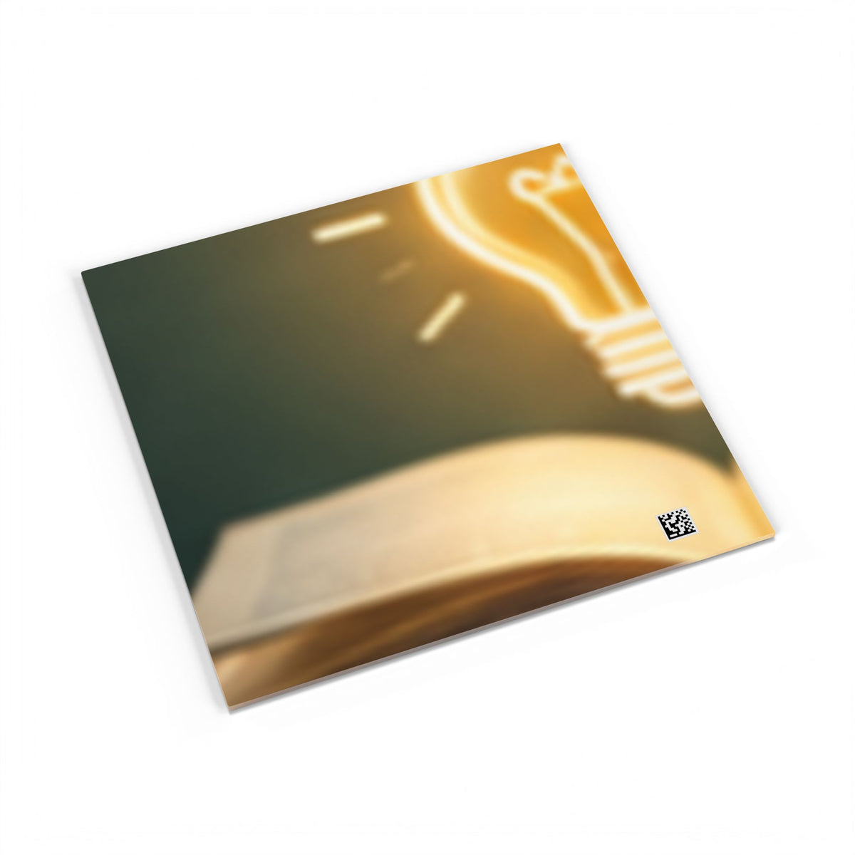 Custom Printed Softcover Photo Book — Inspirational Lightbulb & Open Book Design (Ideas, Creativity Photo Album) - Mayon Finds