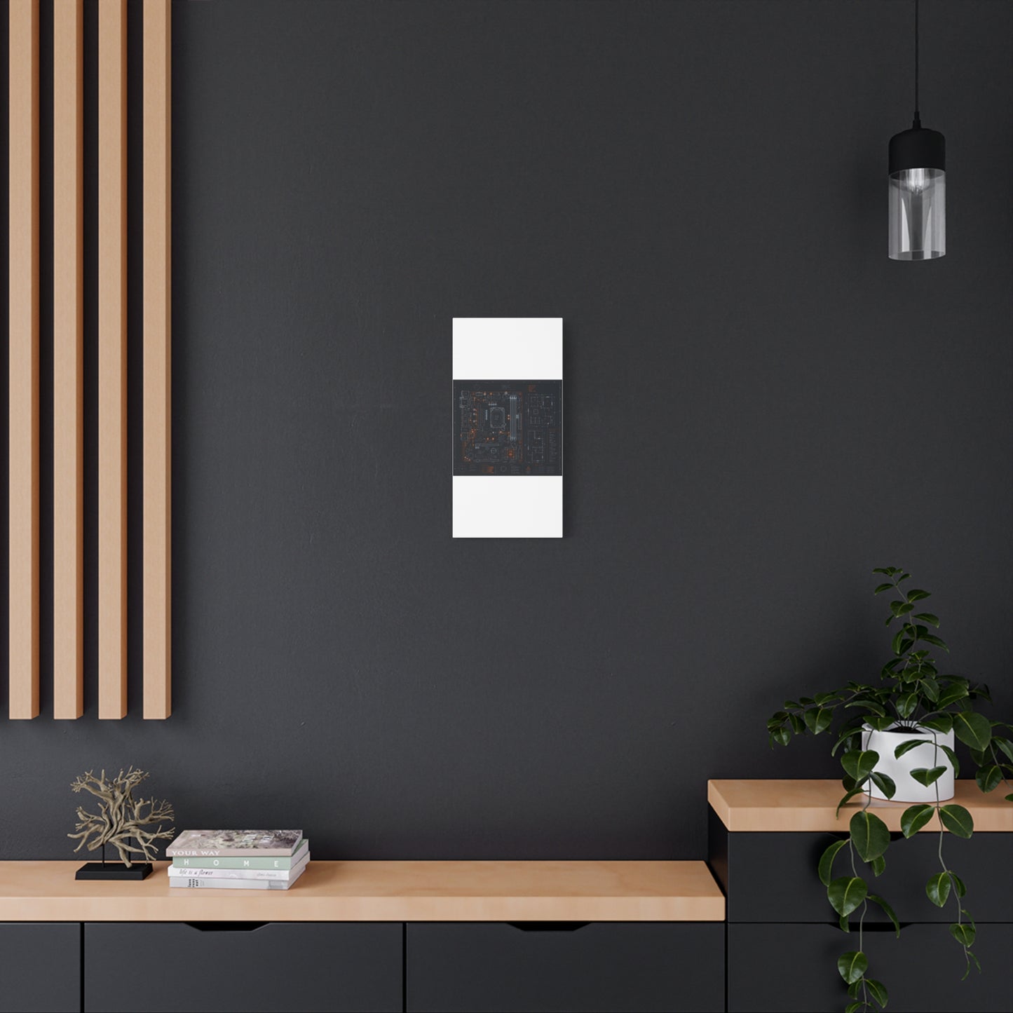 Custom Printed Circuit Board Matte Canvas Wall Art – 60 Sizes, Vertical, Horizontal & Square