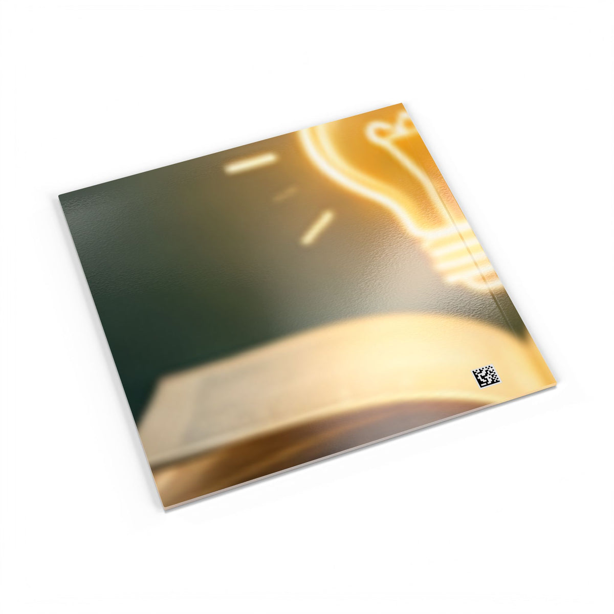 Custom Printed Softcover Photo Book — Inspirational Lightbulb & Open Book Design (Ideas, Creativity Photo Album) - Mayon Finds