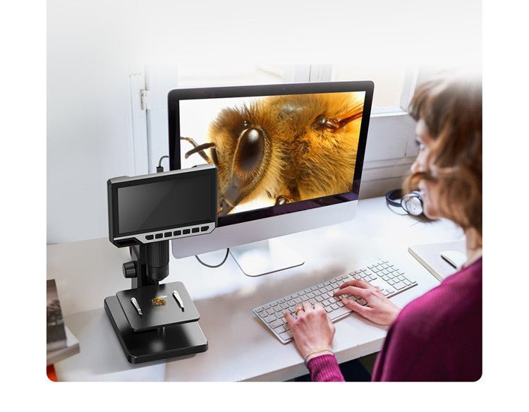 HD 7-inch Digital Microscope & Portable Magnifier - Mayon Finds