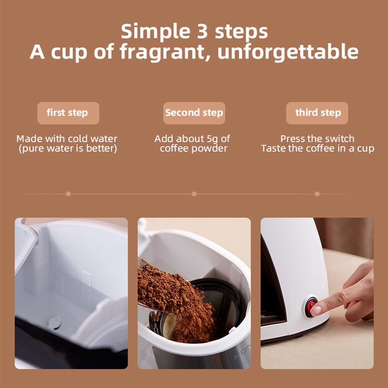 Fully Automated Mini Coffee Maker & Espresso Machine - Mayon Finds