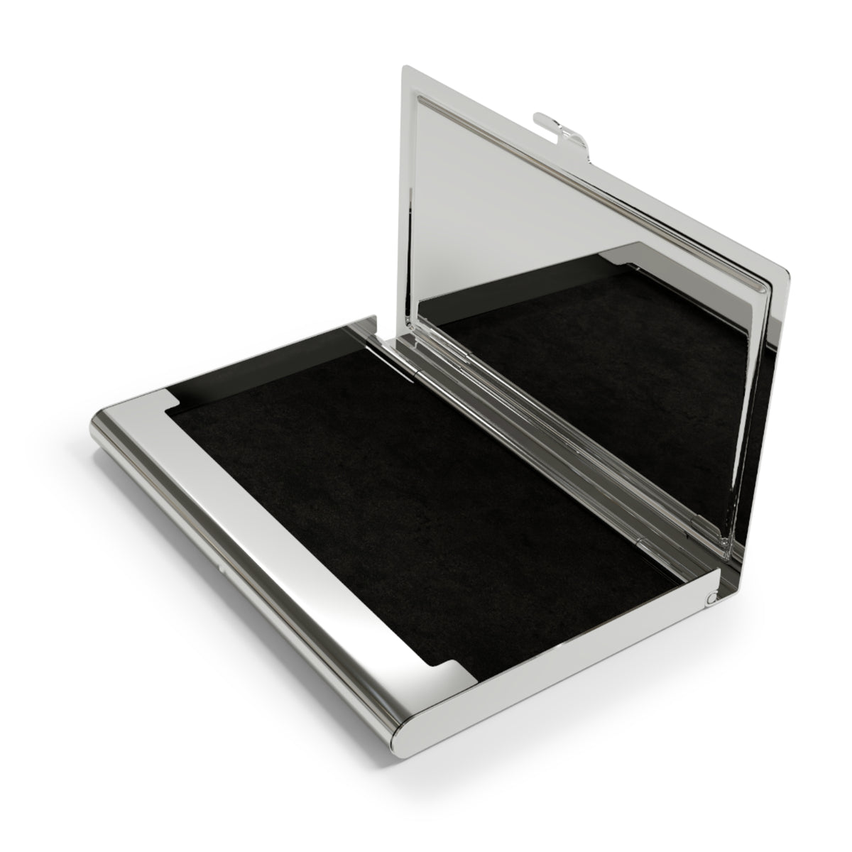 Custom Printed Business Card Holder — "Build * Brand * Grow" Small Business Club Metal Case - Mayon Finds