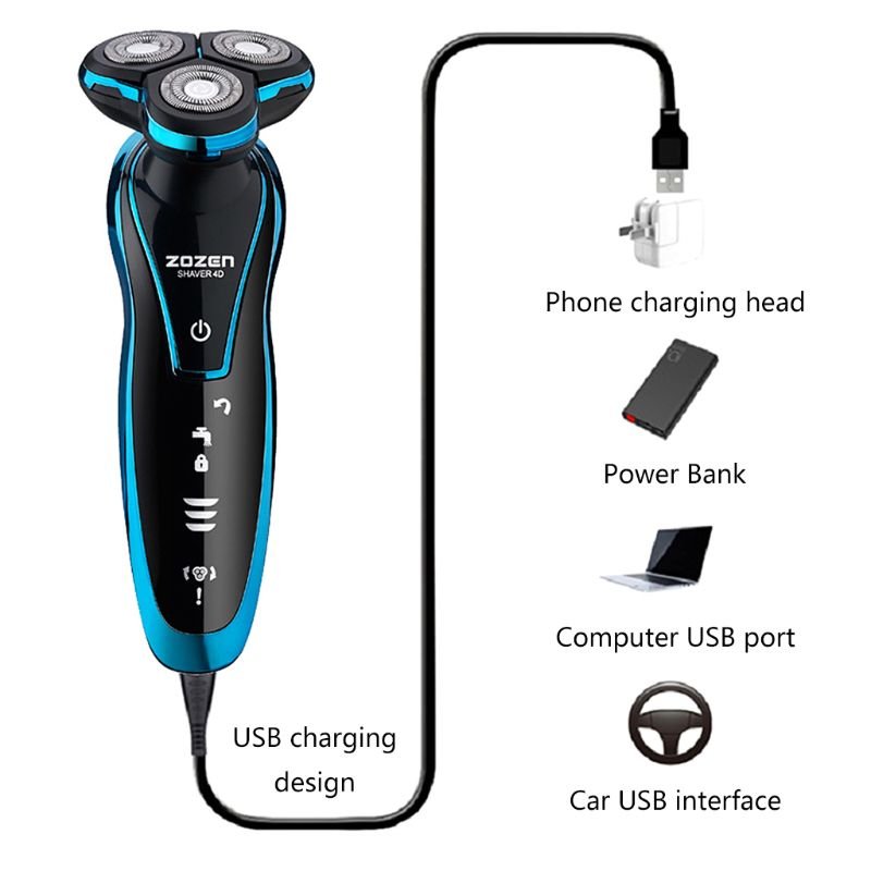 4D Float Shaver & Electric Rotary Razor - Mayon Finds