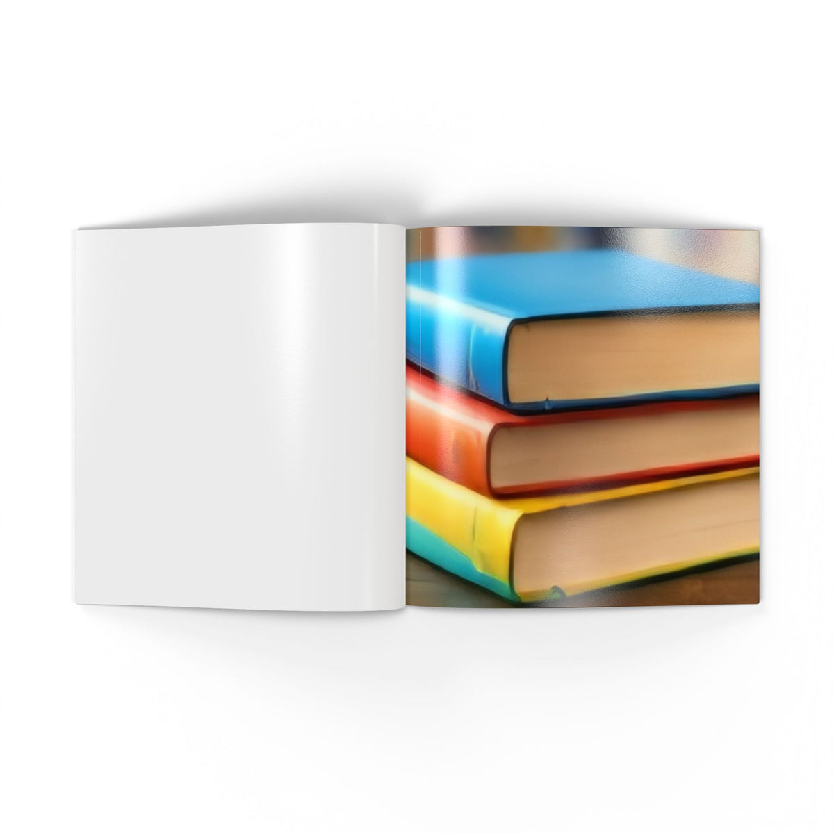 Custom Printed Softcover Photo Book — Inspirational Lightbulb & Open Book Design (Ideas, Creativity Photo Album) - Mayon Finds