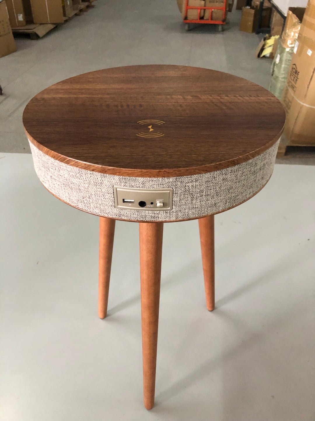 Bluetooth Speaker Coffee Table & Wireless Charging End Table - Mayon Finds