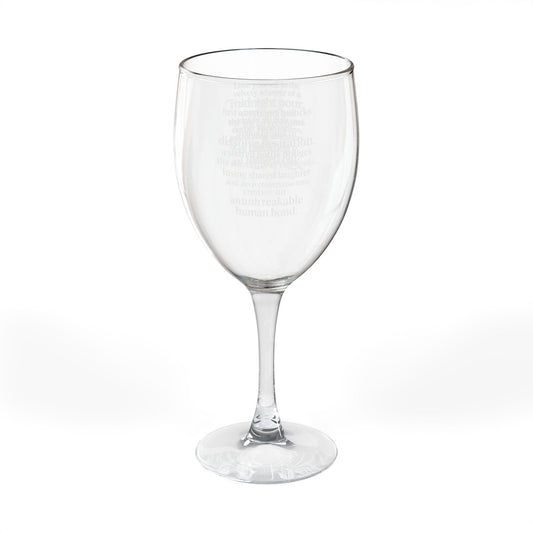 Custom Engraved 10.5oz Wine Glass — Personalized Engraving, Gift for Wine Lovers - Mayon Finds