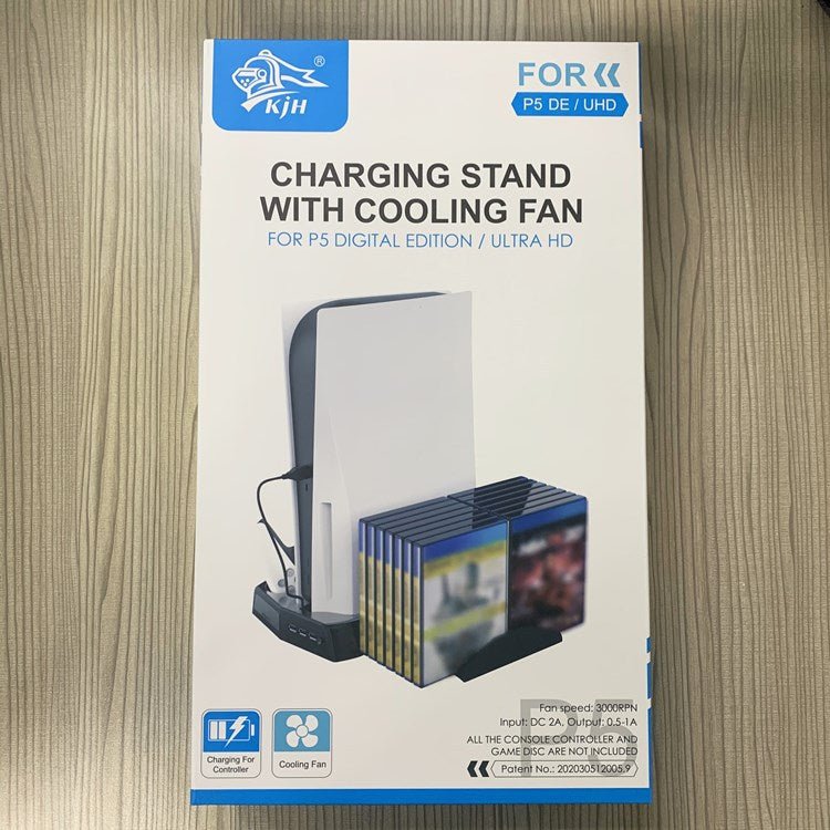 PS5 Multi-Function Fan Cooling Charging Stand & Controller Station - Mayon Finds