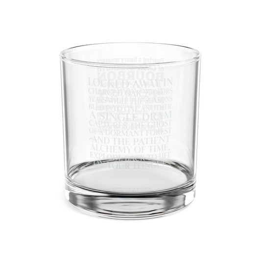 Custom Engraved Bourbon Whiskey Glass 10.5oz — Etched Whiskey Definition Rocks Glass, Gift for Bourbon Lovers - Mayon Finds