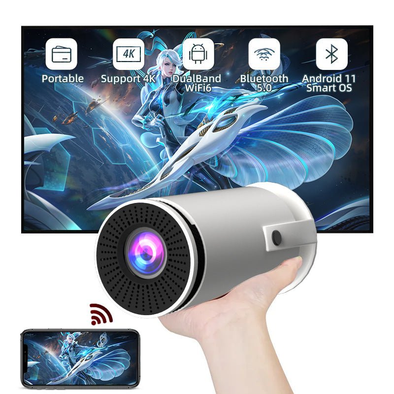 Barrel Machine Hy300 Smart AnzhuoHD Projection Screen Home Recommend Projector - Mayon Finds
