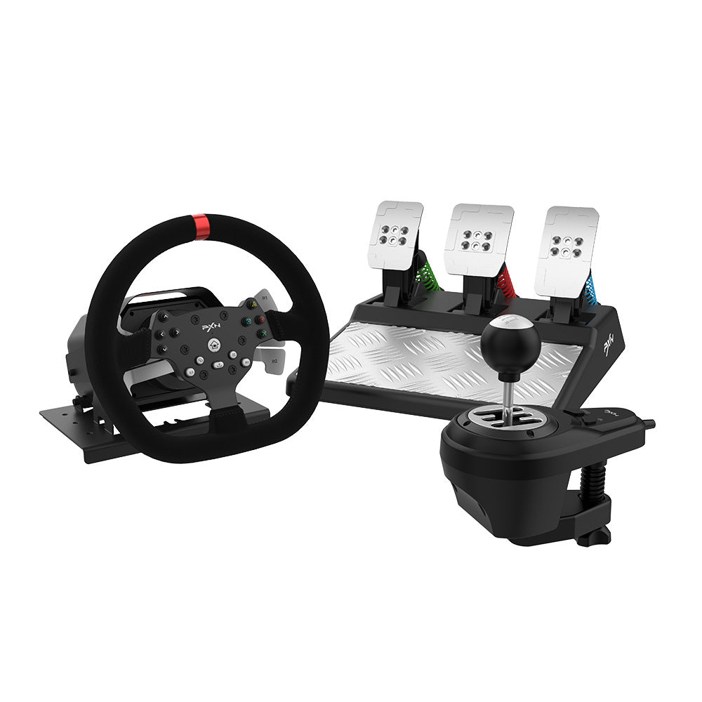 PXN V10 Force Feedback Racing Wheel & Pedal Set - Mayon Finds