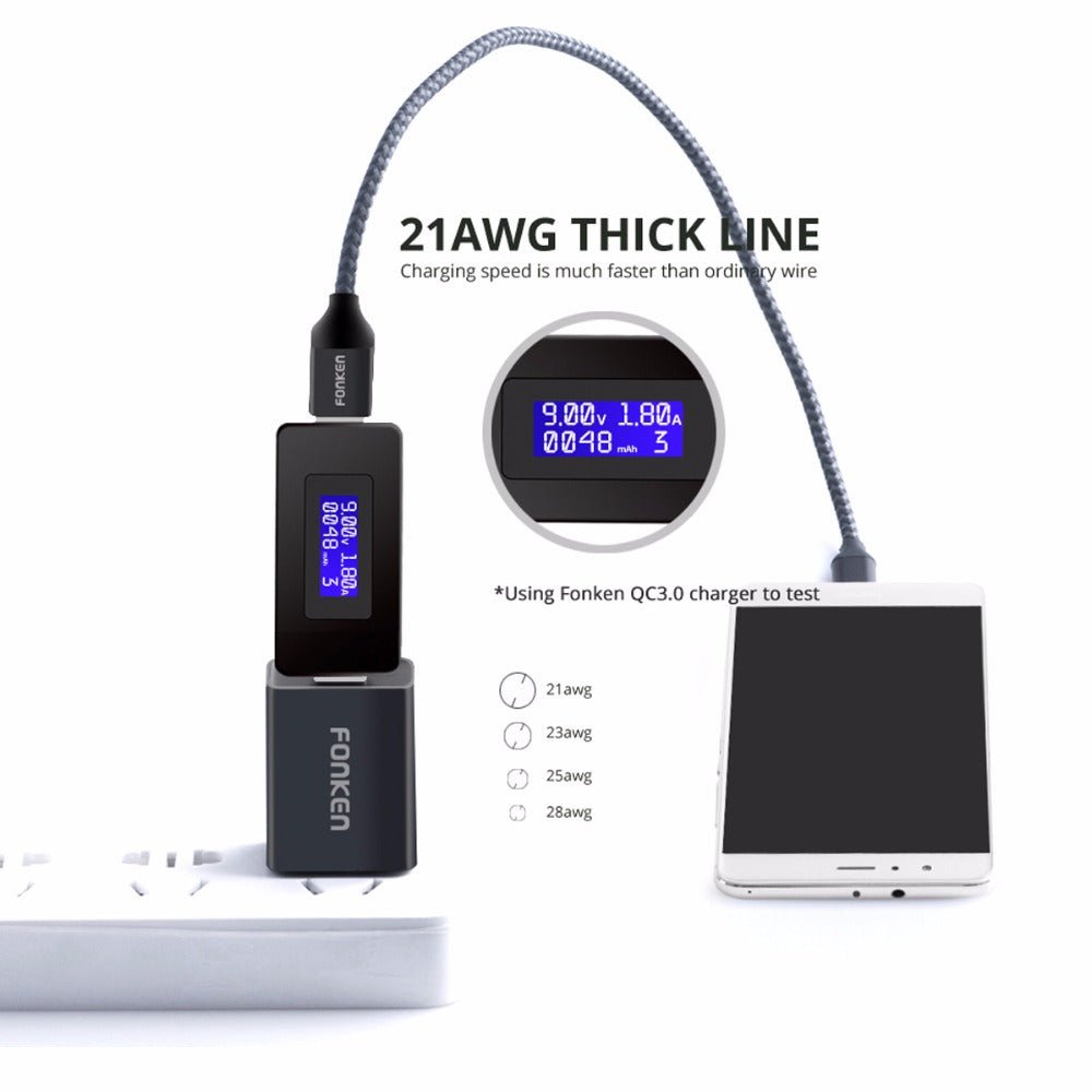 Fast Charging USB Charging Cable & Durable Cord - Mayon Finds