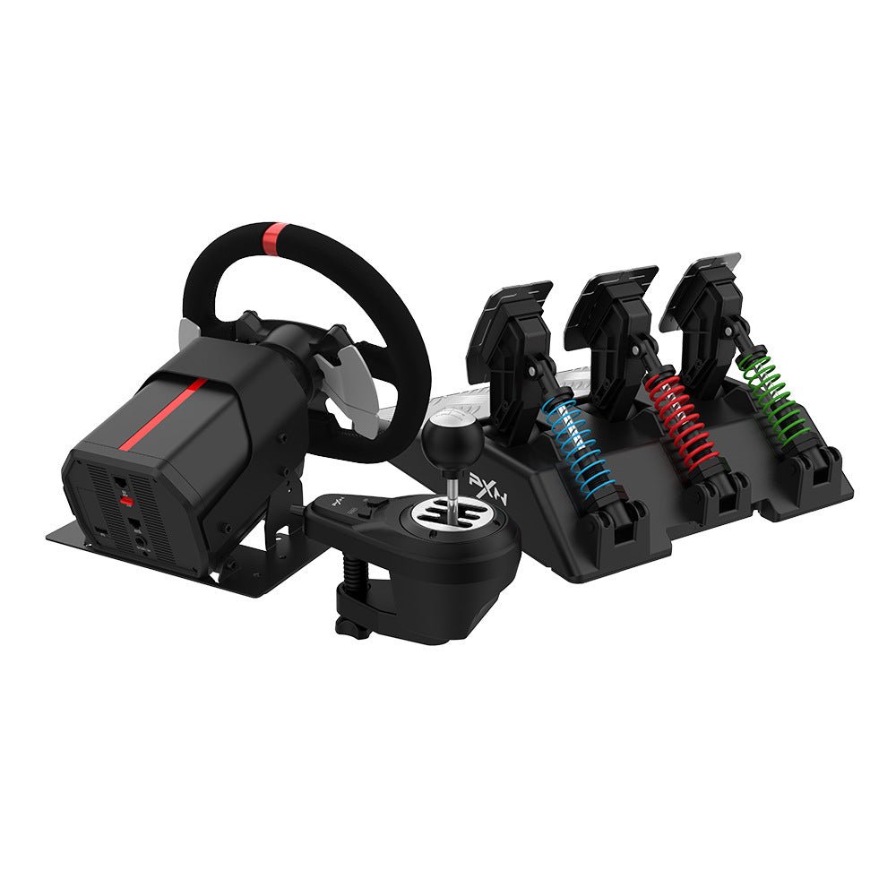 PXN V10 Force Feedback Racing Wheel & Pedal Set - Mayon Finds
