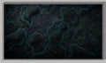 Neon Glow Topographic Desk Pad