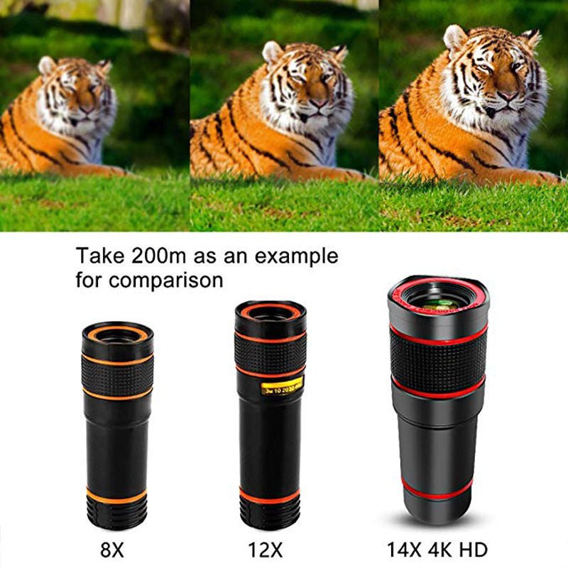 Cell Phone Telescope Lens & Smartphone Zoom Kit - Mayon Finds