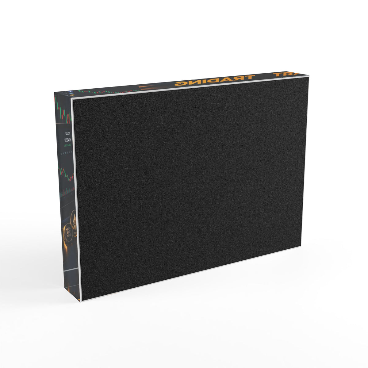 Custom Printed Crypto Trading Photo Block - Mayon Finds