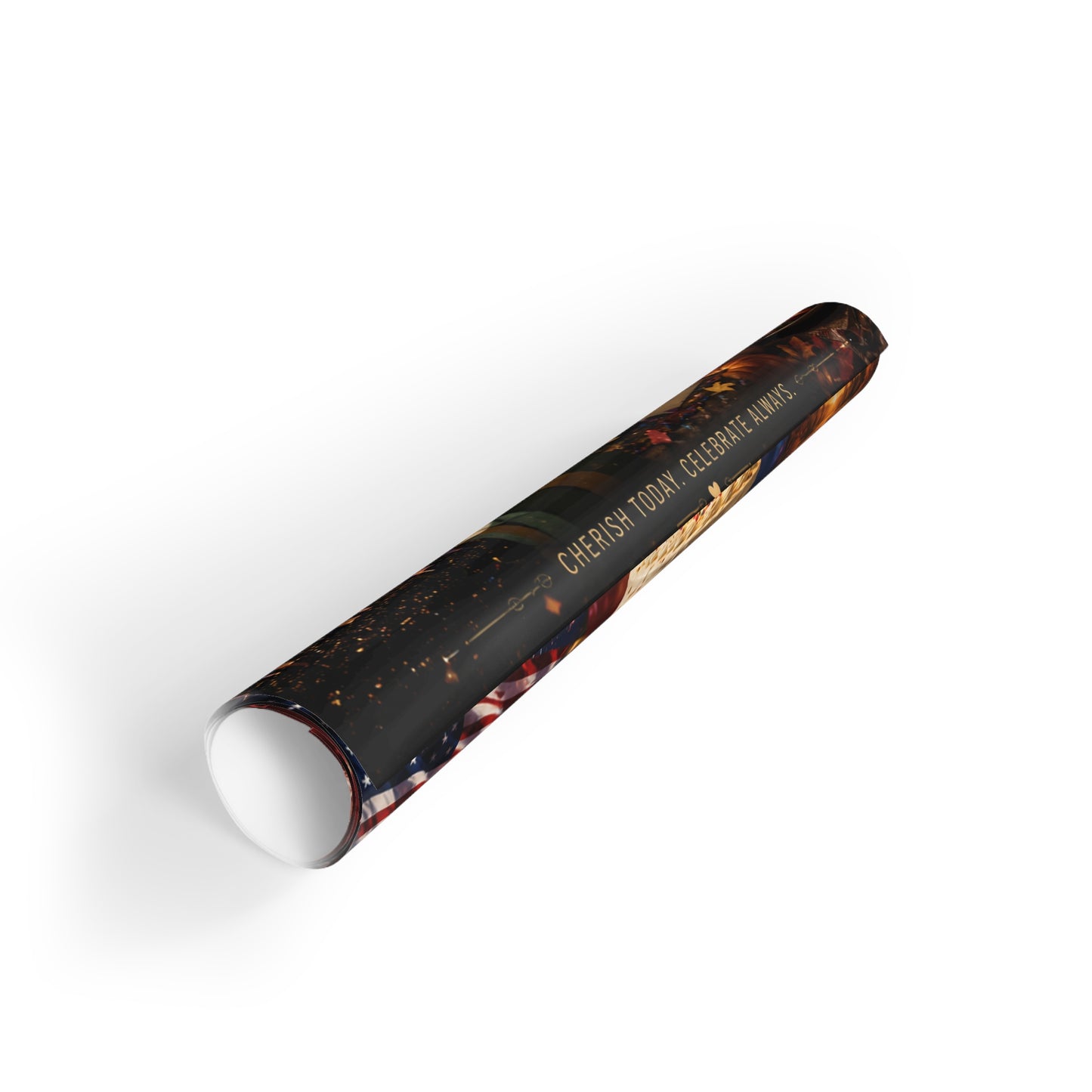 Custom Printed Celebrations Collage Gift Wrap Roll — Birthday, Christmas, Thanksgiving & Patriotic Occasions