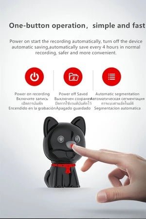 Professional HD Cute Pet Recording Pen & Smart Camera - Mayon Finds