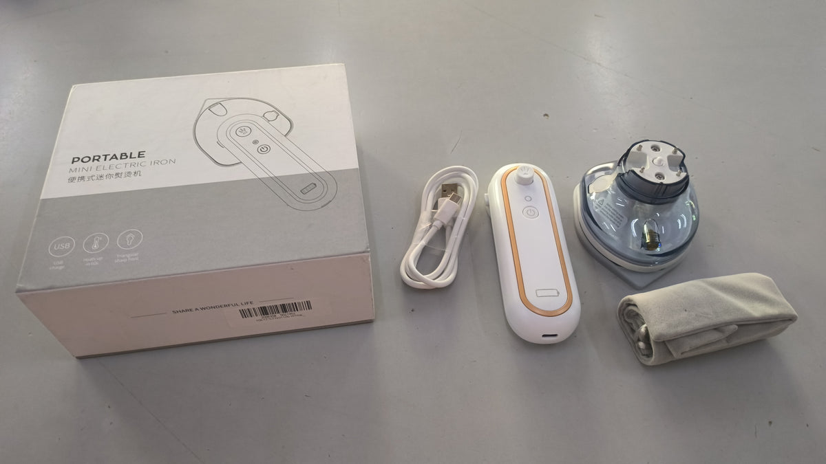 Rechargeable portable iron & Compact Travel Steamer - Mayon Finds