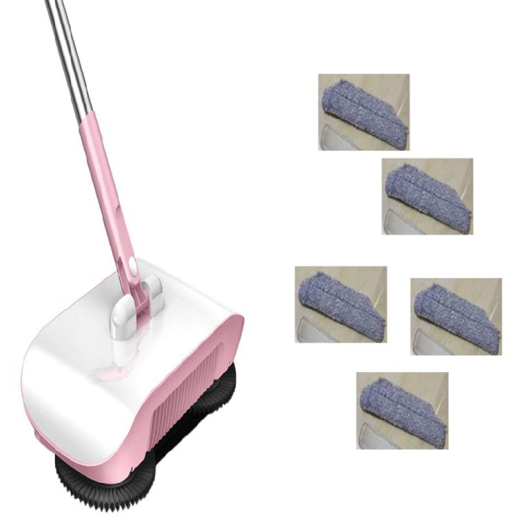Hand Push Sweeper, household broom & Dustpan Mop floor Machine - Mayon Finds
