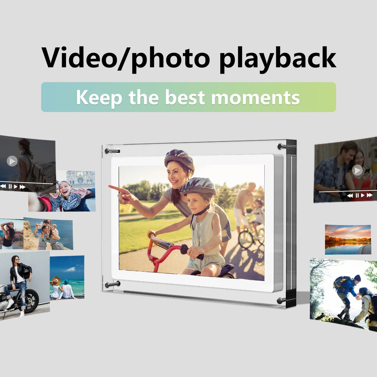 Smart Electronic Wi-Fi Digital Photo Frame & Picture Display - Mayon Finds