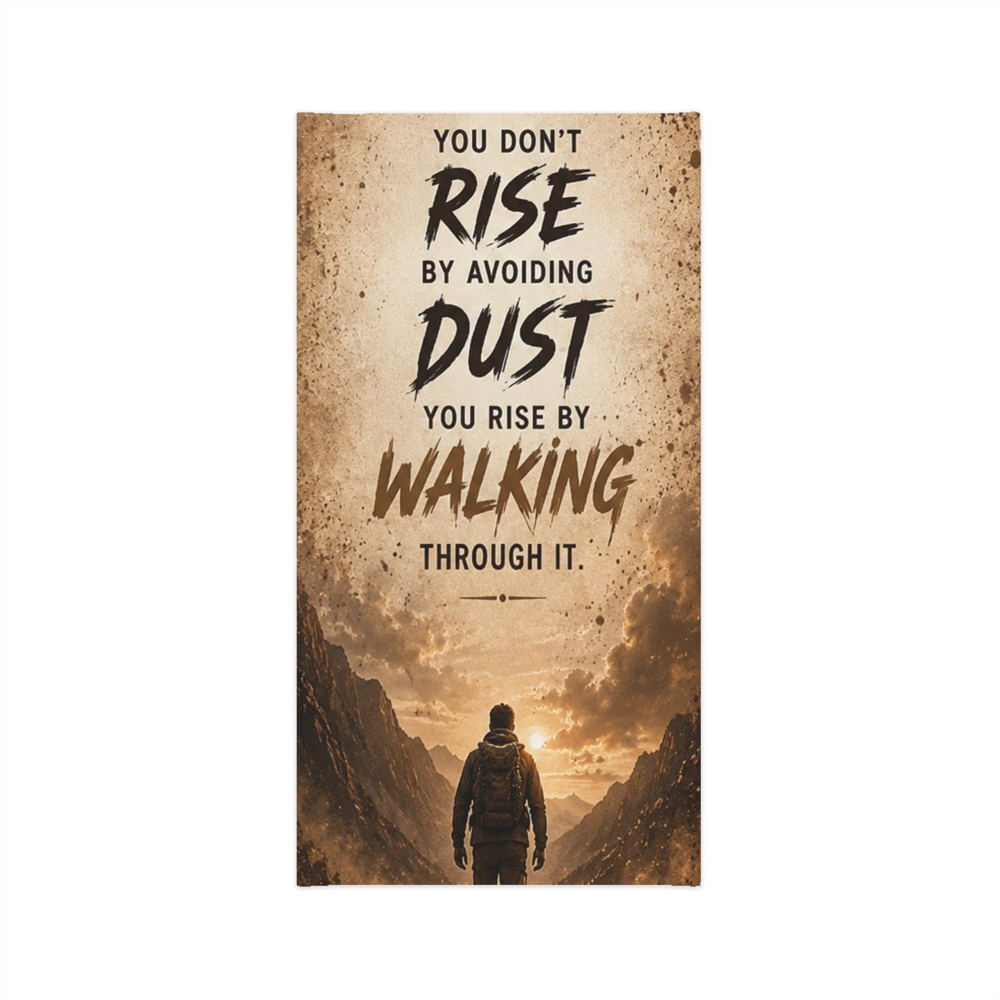 Custom Printed Dust & Impact Neck Gaiter — Motivational Off-Road Adventure Face Cover