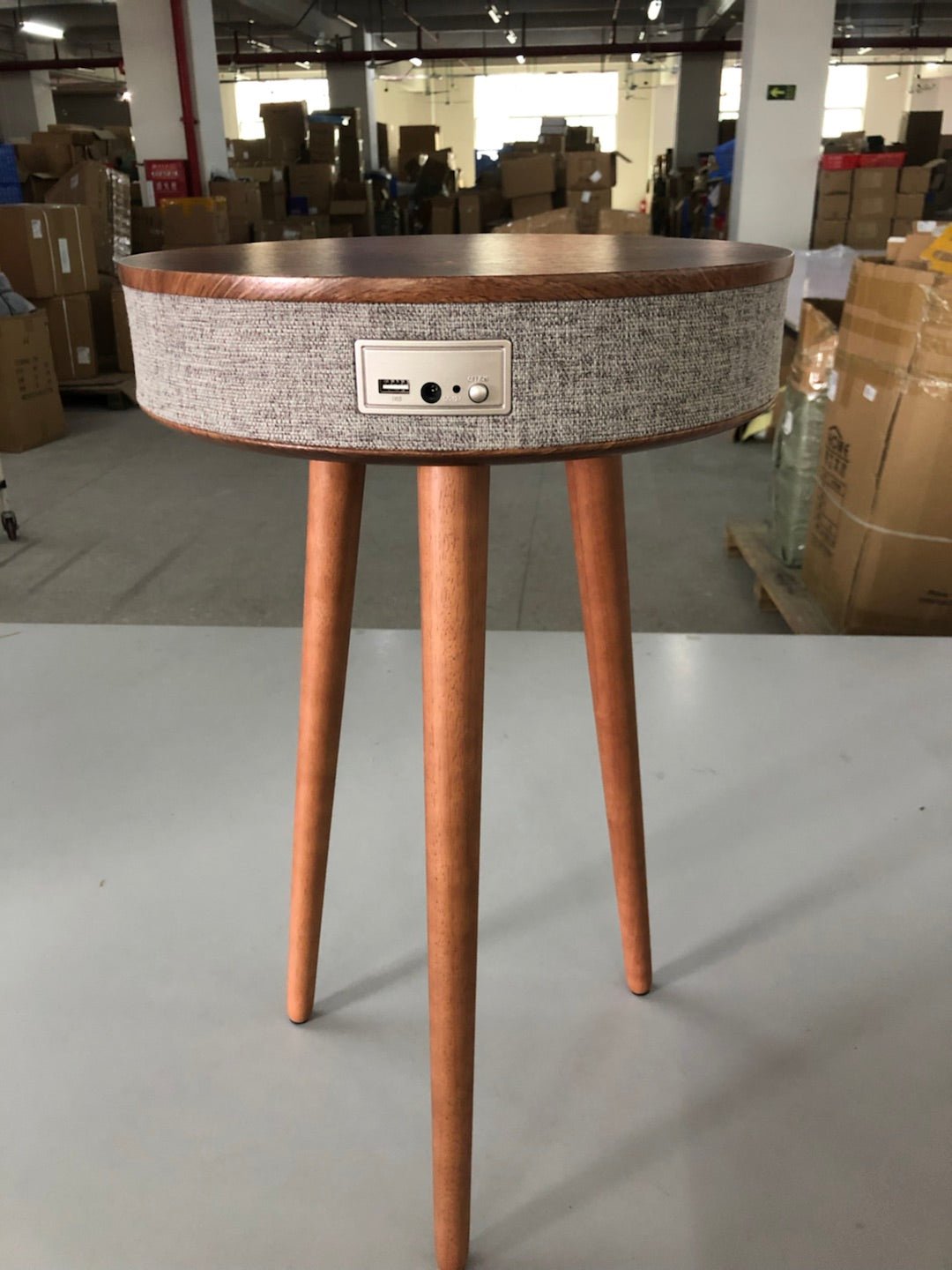 Bluetooth Speaker Coffee Table & Wireless Charging End Table - Mayon Finds