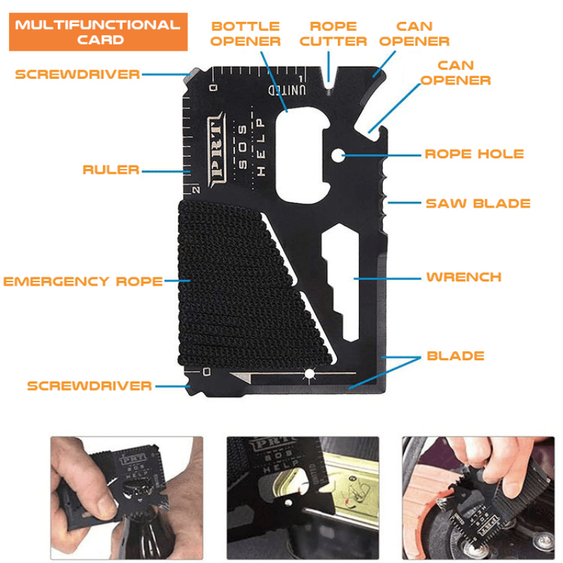Outdoor Multifunctional Survival Tool Set & Emergency First Aid Kit - Mayon Finds