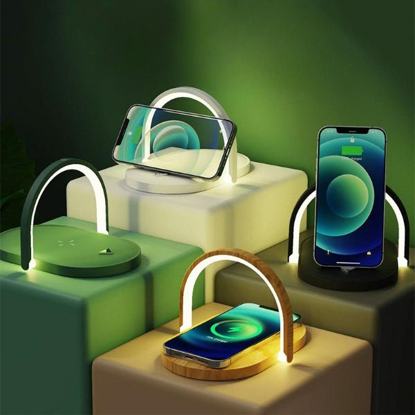 3-in-1 Fordable Wireless Charger & Night Light Station - Mayon Finds
