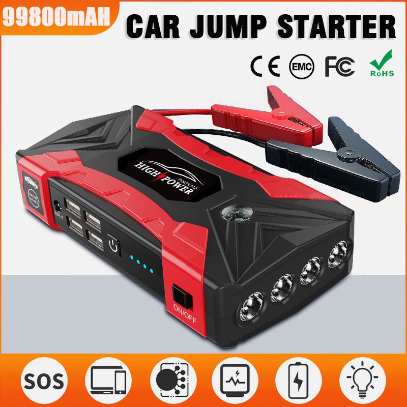 12V High-Power Car Jump Starter & Portable Power Bank - Mayon Finds