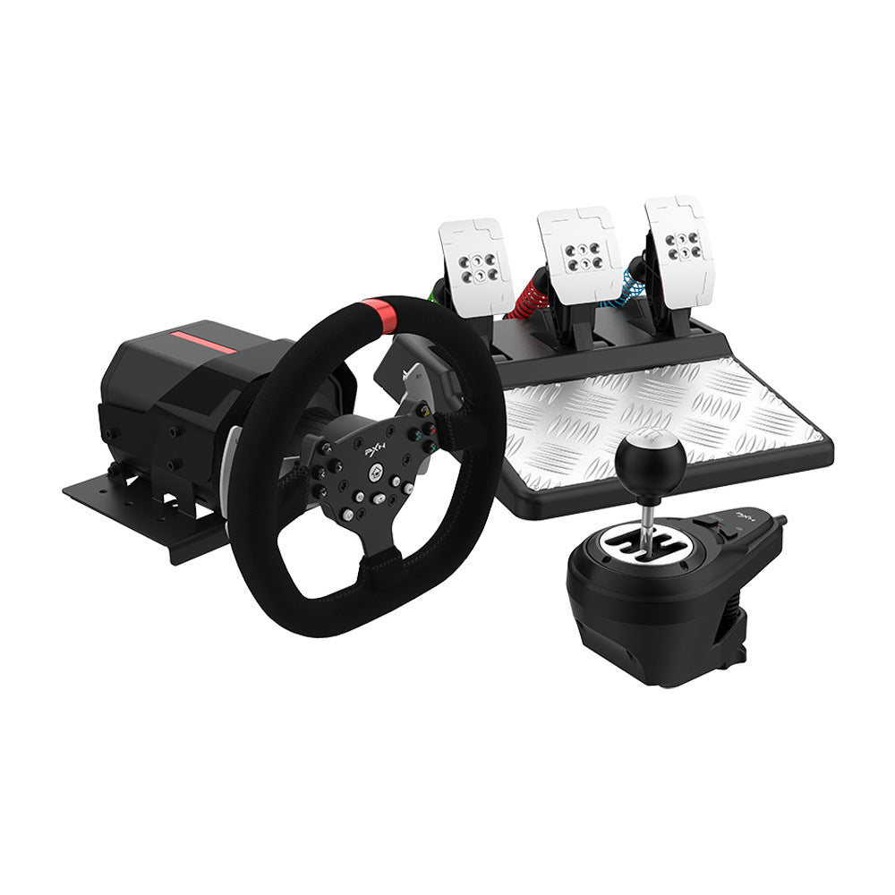 PXN V10 Force Feedback Racing Wheel & Pedal Set - Mayon Finds
