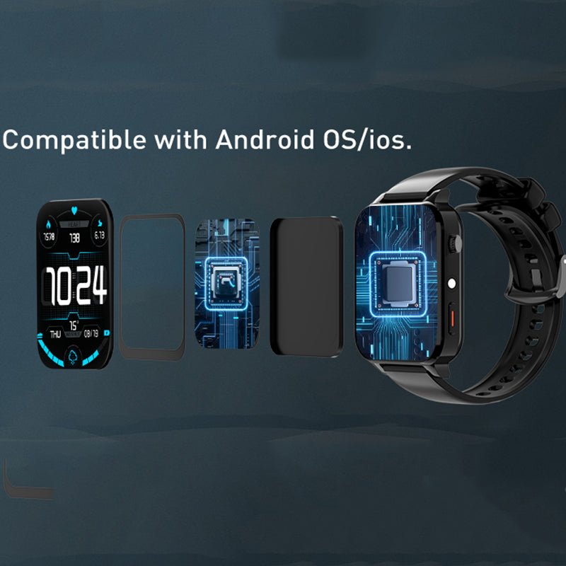 HD Large Screen Android Smart Watch & Fitness Tracker - Mayon Finds