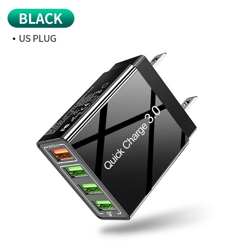 Multi-Port Mobile Phone Charger Power Adapter & Fast Wall USB Charger - Mayon Finds