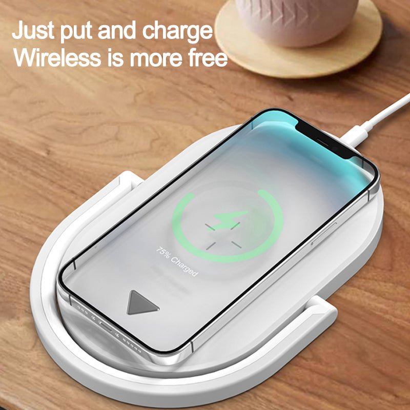 3-in-1 Fordable Wireless Charger & Night Light Station - Mayon Finds
